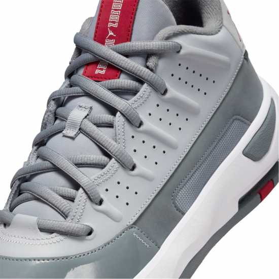 Air Jordan Aj Max Aura 7 Shoes Mens Сиво/червено 