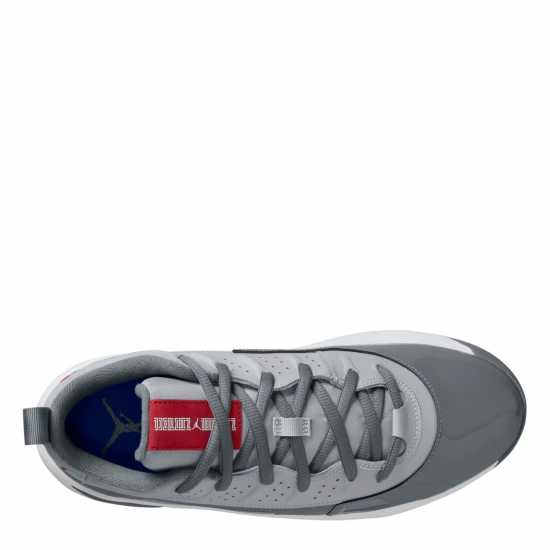 Air Jordan Aj Max Aura 7 Shoes Mens Сиво/червено 
