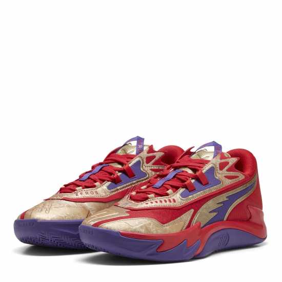 Puma Men's Scoot Zeros Ii Gold Basketball Trainers Puma Men's Scoot Zeros Ii Gold Basketball Trainers