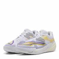 Puma Men's All-Pro Nitro 2 Basketball Trainers Puma White-Pe 