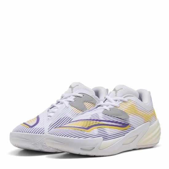 Puma Men's All-Pro Nitro 2 Basketball Trainers Puma White-Pe Puma Men's All-Pro Nitro 2 Basketball Trainers Puma White-Pe
