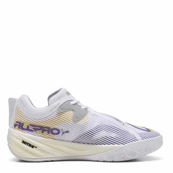 Puma Men's All-Pro Nitro 2 Basketball Trainers Puma White-Pe Puma Men's All-Pro Nitro 2 Basketball Trainers Puma White-Pe