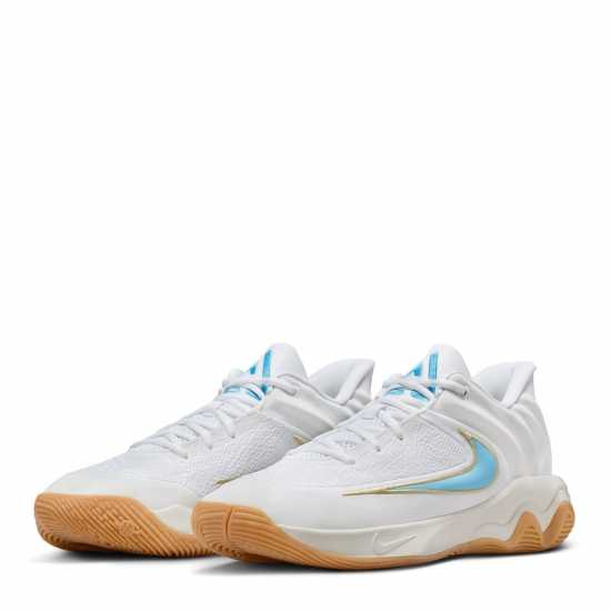 Nike Giannis Immortality 4 Basketball Trainers Adults White/Blue Мъжки маратонки