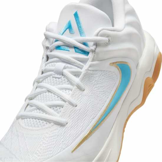 Nike Giannis Immortality 4 Basketball Trainers Adults White/Blue Мъжки маратонки