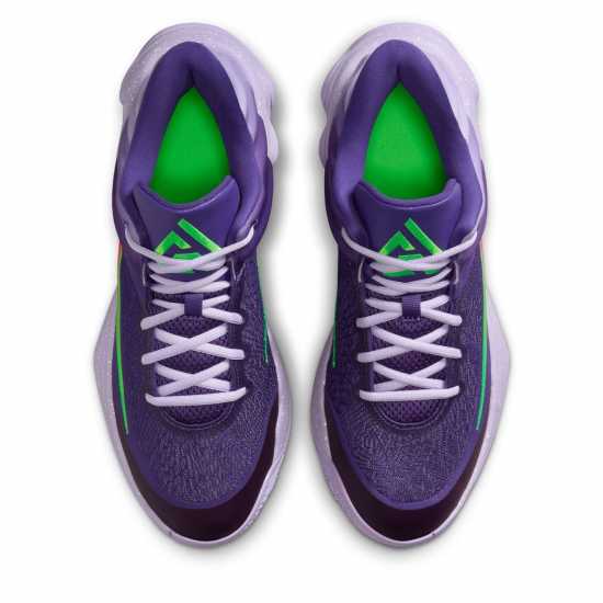 Nike Giannis Immortality 4 Basketball Trainers Adults Purple/Crimson 