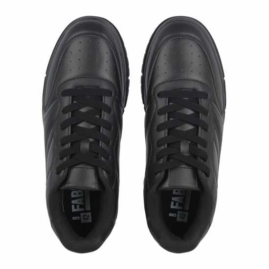 Fabric Маратонки Court Trainers Черно Fabric Маратонки Court Trainers Черно
