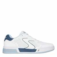 Skechers Classic Court Padel Trainers Mens White/Blue 