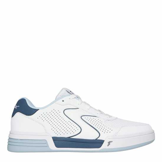 Skechers Classic Court Padel Trainers Mens White/Blue 