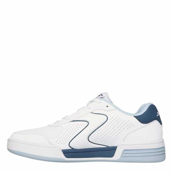 Skechers Classic Court Padel Trainers Mens White/Blue 