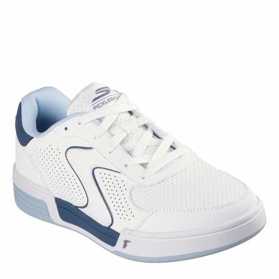 Skechers Classic Court Padel Trainers Mens White/Blue 