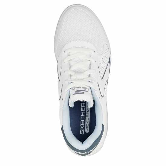 Skechers Classic Court Padel Trainers Mens White/Blue 