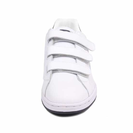 Slazenger Ash Strap Trainers Mens Бяло/Морско синьо Мъжки маратонки