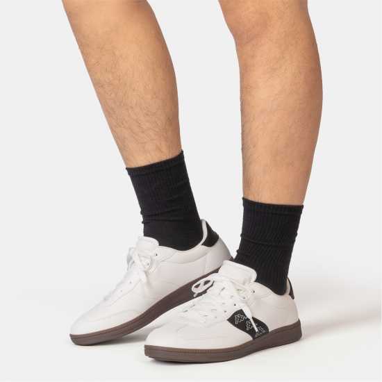 Kappa Scafa Trainers Mens White Kappa Scafa Trainers Mens White