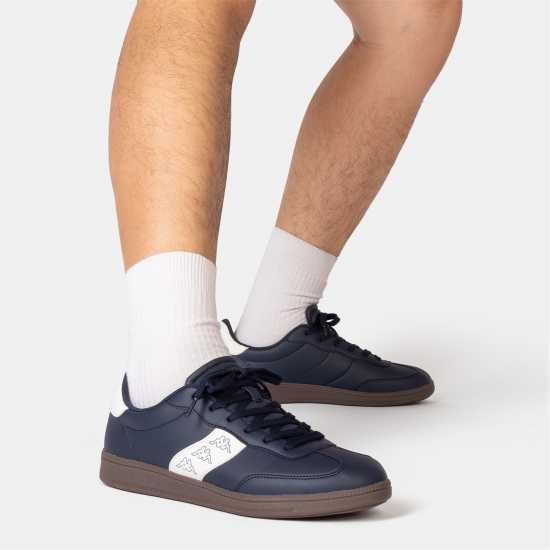 Kappa Scafa Trainers Mens Navy Kappa Scafa Trainers Mens Navy