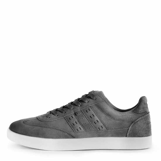 Quick Platinum Zwart Trainers Mens Сиво/Бяло Quick Platinum Zwart Trainers Mens Сиво/Бяло