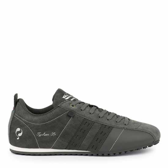 Quick Typhoon Sp Trainers Mens Тъмно сиво/Бяло 