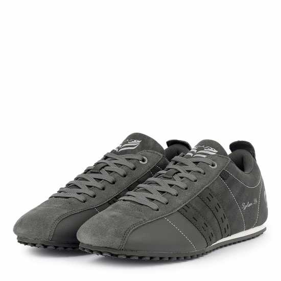 Quick Typhoon Sp Trainers Mens Тъмно сиво/Бяло 