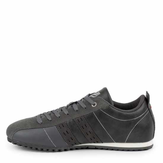 Quick Typhoon Sp Trainers Mens Тъмно сиво/Бяло 