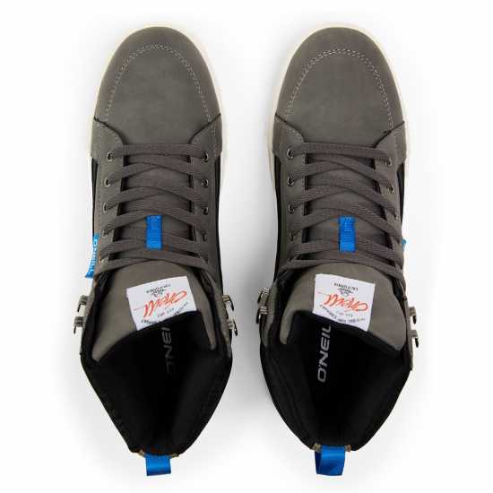 Oneill Men's Wallenberg Mid High-Top Trainers Grey 
