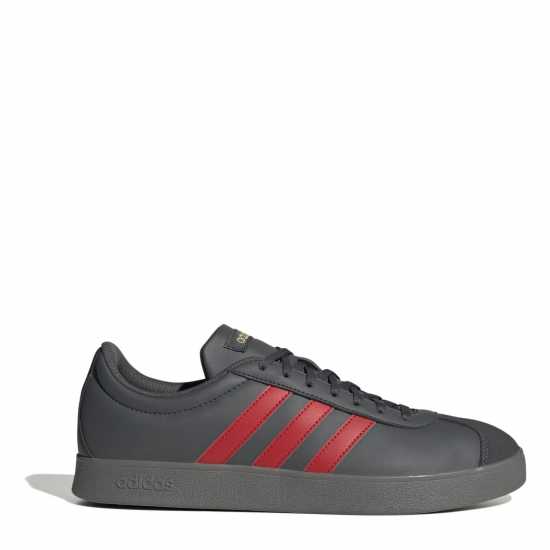 Adidas Vl Court Base Shoes Grey/Scarlet Мъжки маратонки