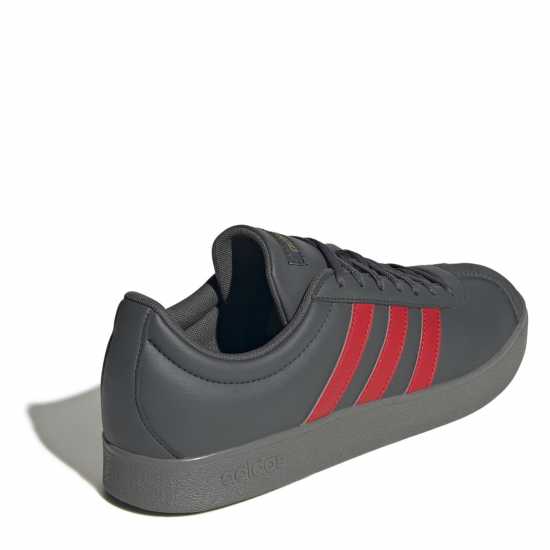 Adidas Vl Court Base Shoes Grey/Scarlet Мъжки маратонки