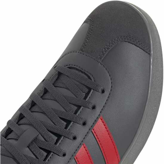 Adidas Vl Court Base Shoes Grey/Scarlet Мъжки маратонки