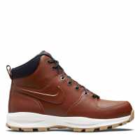 Nike Manoa Leather Boots Mens DkOrange/Navy Мъжки високи кецове