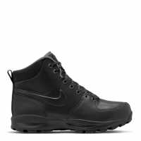 Nike Manoa Leather Boots Mens Black/Blk/Grey Мъжки високи кецове