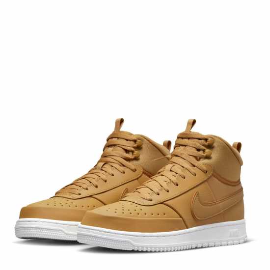 Nike Court Vision Mid Next Nature Mens Злато/Бяло 
