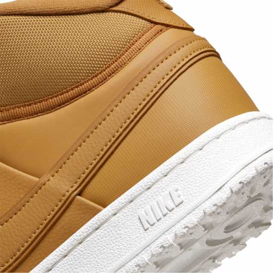 Nike Court Vision Mid Next Nature Mens Злато/Бяло 