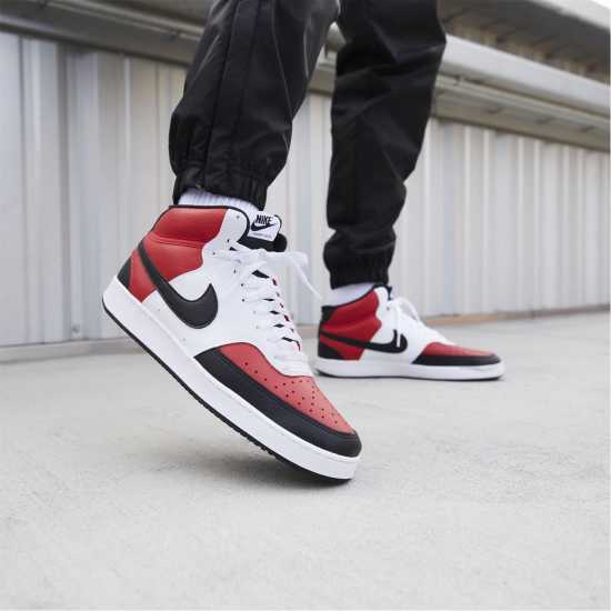 Мъжки маратонки Nike Court Vision Mid Next Nature Mens Uni Red/Blk Nike Court Vision Mid Next Nature Mens Uni Red/Blk Мъжки маратонки