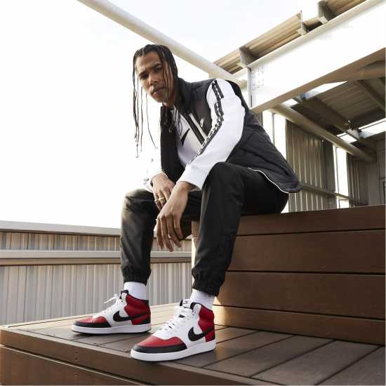 Мъжки маратонки Nike Court Vision Mid Next Nature Mens Uni Red/Blk Nike Court Vision Mid Next Nature Mens Uni Red/Blk Мъжки маратонки