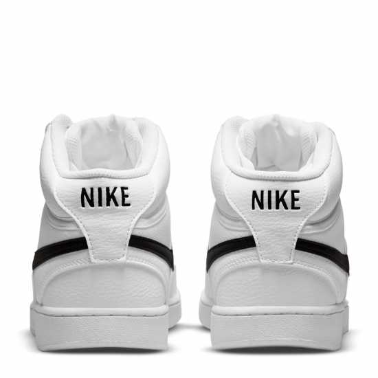 Nike Court Vision Mid Next Nature Mens White/Black Мъжки високи кецове