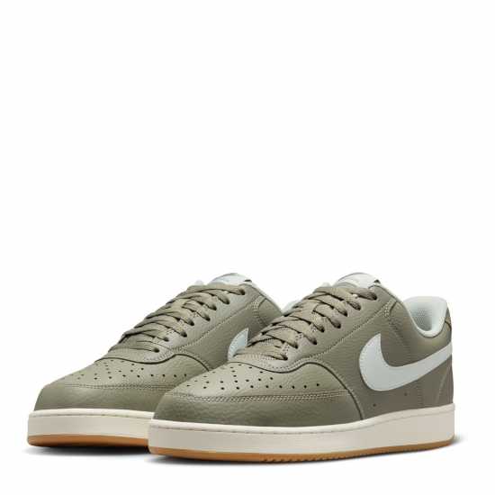 Nike Ниски Мъжки Маратонки Court Vision Low Trainers Mens Army/Sail Мъжки маратонки