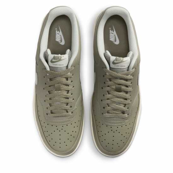 Nike Ниски Мъжки Маратонки Court Vision Low Trainers Mens Army/Sail Мъжки маратонки