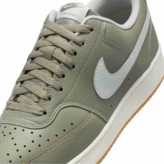 Nike Ниски Мъжки Маратонки Court Vision Low Trainers Mens Army/Sail Мъжки маратонки