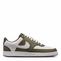 Nike Ниски Мъжки Маратонки Court Vision Low Trainers Mens Olive/White Мъжки маратонки