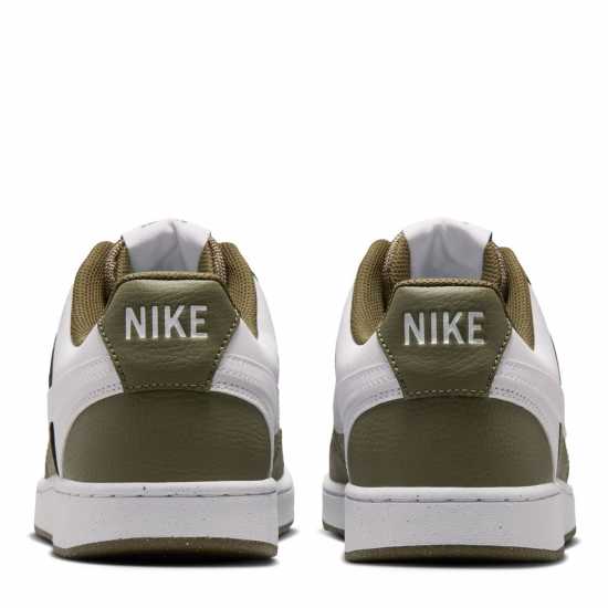 Nike Ниски Мъжки Маратонки Court Vision Low Trainers Mens Olive/White Мъжки маратонки