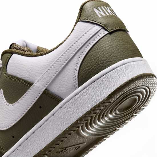 Nike Ниски Мъжки Маратонки Court Vision Low Trainers Mens Olive/White Мъжки маратонки