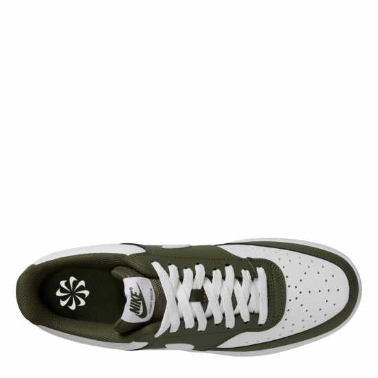 Nike Ниски Мъжки Маратонки Court Vision Low Trainers Mens Olive/White Мъжки маратонки