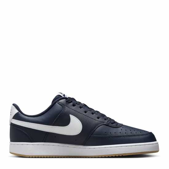 Nike Ниски Мъжки Маратонки Court Vision Low Trainers Mens Обсидиан/Бял Мъжки маратонки