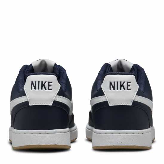 Nike Ниски Мъжки Маратонки Court Vision Low Trainers Mens Обсидиан/Бял Мъжки маратонки