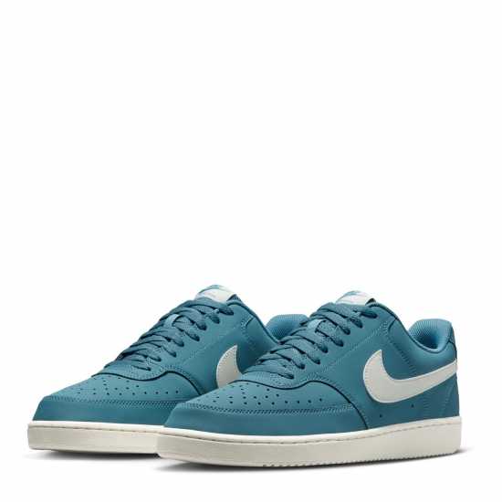 Nike Ниски Мъжки Маратонки Court Vision Low Trainers Mens Синьо/Парус Мъжки маратонки