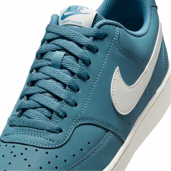 Nike Ниски Мъжки Маратонки Court Vision Low Trainers Mens Синьо/Парус Мъжки маратонки