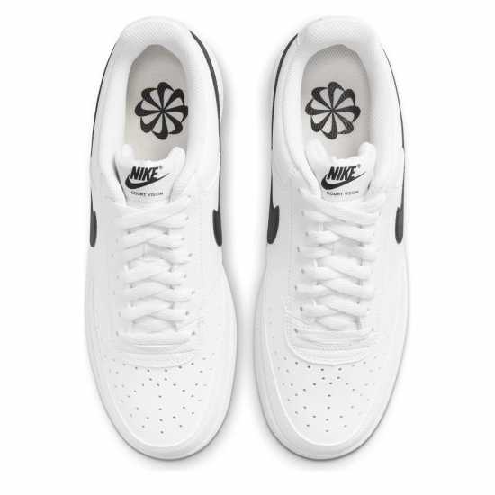Мъжки маратонки Nike Ниски Мъжки Маратонки Court Vision Low Trainers Mens Бяло/Черно Nike Ниски Мъжки Маратонки Court Vision Low Trainers Mens Бяло/Черно Мъжки маратонки
