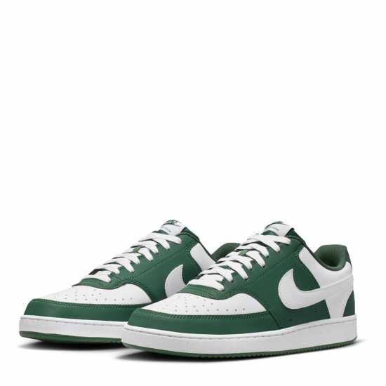 Nike Ниски Мъжки Маратонки Court Vision Low Trainers Mens Fir/White 