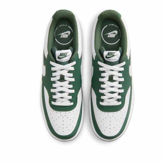 Nike Ниски Мъжки Маратонки Court Vision Low Trainers Mens Fir/White 