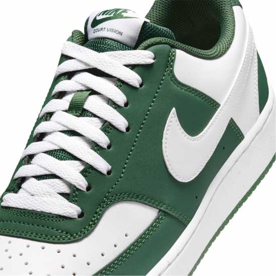 Nike Ниски Мъжки Маратонки Court Vision Low Trainers Mens Fir/White 