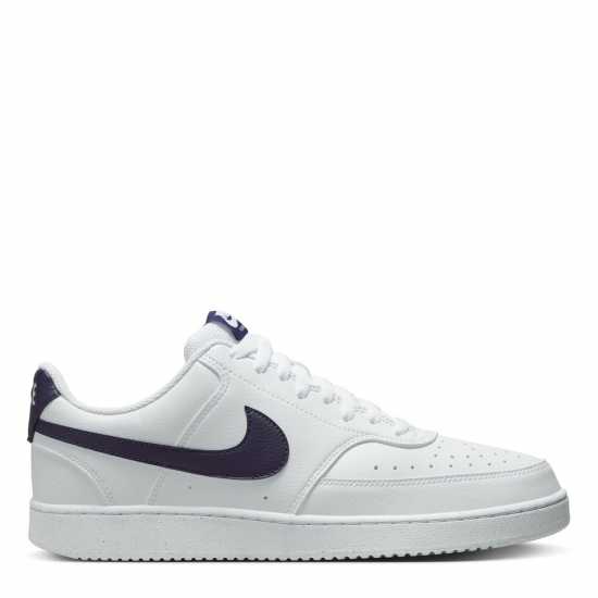 Nike Мъжки Маратонки Court Vision Mens Trainers White/Navy Мъжки маратонки