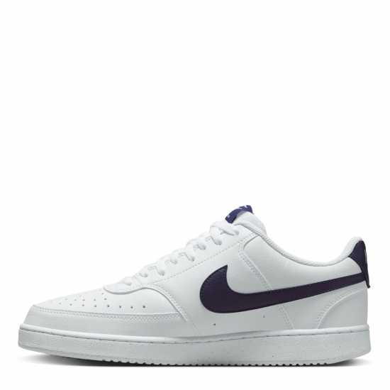 Nike Мъжки Маратонки Court Vision Mens Trainers White/Navy Мъжки маратонки